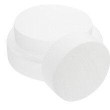 3St Witte Foam Cake Dummy Decoratie Tool