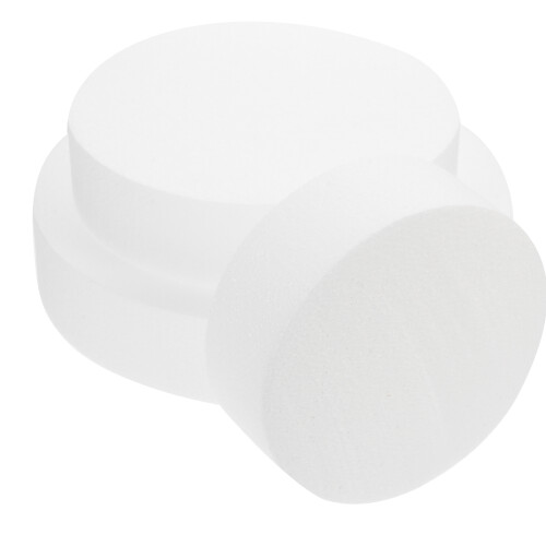 3St Witte Foam Cake Dummy Decoratie Tool