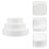 3St Witte Foam Cake Dummy Decoratie Tool 3