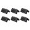 Speaker Corner Protector Black 6 Sets 3.0x1.8x1.8in 1