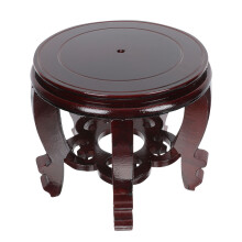 Raindrops Wood Display Pedestal Brown 1set 8.7x8.3x8.3in