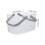 Small Plastic Basket Baskets For Bathroom Suction Wicker Storage 2