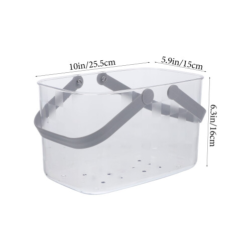 Small Plastic Basket Baskets For Bathroom Suction Wicker Storage 1
