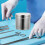 Unguent Jar Stainless Steel Silver 1pc 5