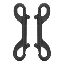 2 Pcs Double Ended Snaps Double Clip Double Sided Trigger Chain