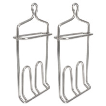 2 Pcs Slaughter Hook Kitchen Meat Hooks 30.5x16cm Silver
