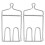 2 Pcs Slaughter Hook Kitchen Meat Hooks 30.5x16cm Silver 8