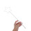 Craft Plastic Circles Star Wand Frames White 1 Set 4
