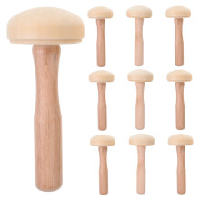 10 Pcs Multi-Function Mushroom Stitch Stoppers Knitting Tools