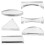 6 Pcs Optical Lenses Concave Lens Optical Concave Lenses Transparent 11