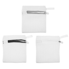 3St Wasnetzakken Voor Camping En Garderobe, Polyester