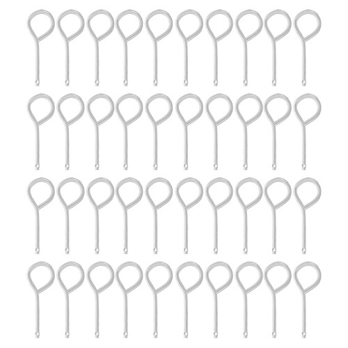 Heavy Duty Pull Pin Iron Silver Fire Equipment Parts 120pcs