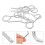 Heavy Duty Pull Pin Iron Silver Fire Equipment Parts 120pcs 9