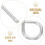 Heavy Duty Pull Pin Iron Silver Fire Equipment Parts 120pcs 7