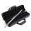 1Pc Padded Black Flute Handbag Canvas Carry Case with Shoulder Strap 1
