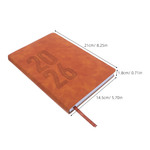 2026 Monatsplaner Notizbuch Mit Kalender PU 1