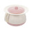 1set Spittoon With Lid Durable Plastic Pink For Elderly Use 1