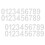 4 Sets Reflective House Numbers Fillable Mailing Labels White 7