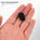 Noise Reduction Drum Accessories Black 2pcs 0.8x0.6x0.6in 7