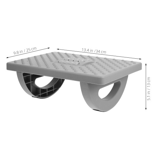 Foot Rest For Under Desk At Work Ergonomic Child Office Grey 1