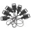 20St Mini Qd Loop Adapter ABS Voor Camera Nekriem Met Snelsluiting 3
