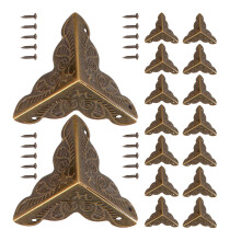 Furniture Decoration Parts Table Corner Protector Brown 40pcs