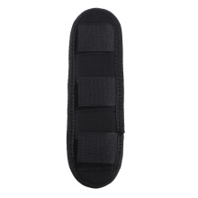 Zwarte Nylon Schouderpad Voor Rugzak Dikke Drukverlichting