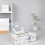 Medication Box Home Case Simple Style White 1pcs 10