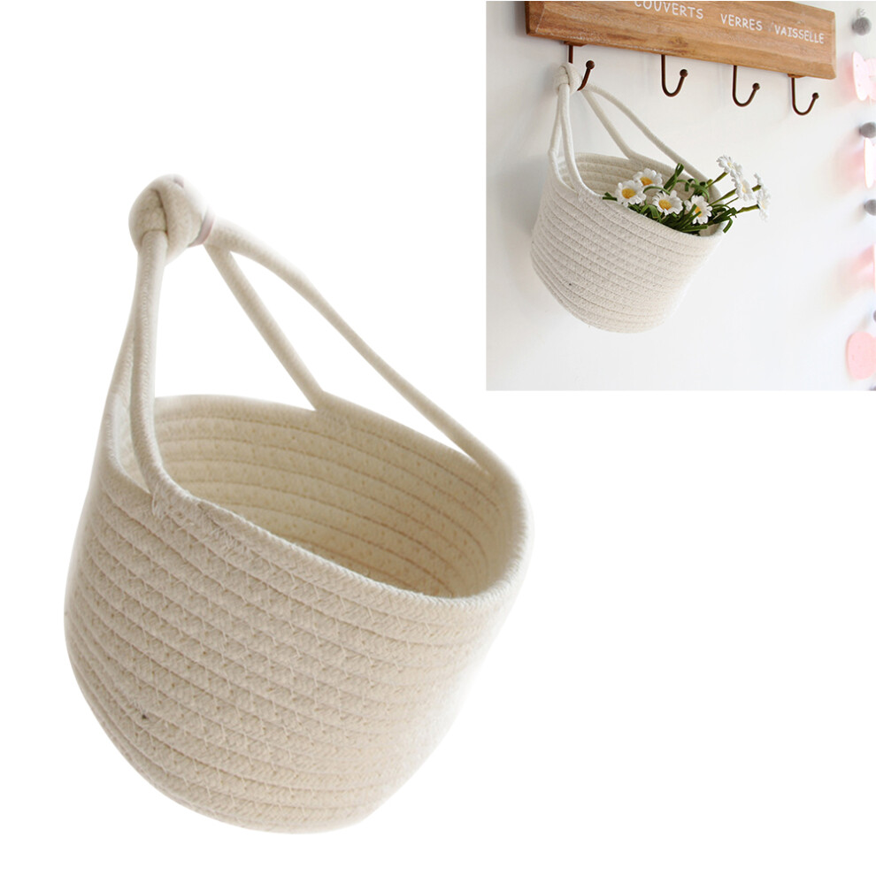 Wicker Basket To Weave White Baby