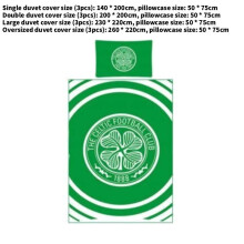 (200x200cm) Sided Celtic Double Fc Print Single Down Duvet Cover With Pillowcase Bedroom Set