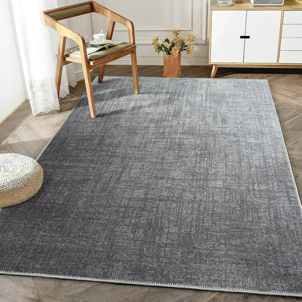 (Gray, 60x120cm) Line Pattern Living Room Carpet Anti Slip Sofa Coffee Decoration Bedroom Table-image-OPC-PK8KYNT-NEW