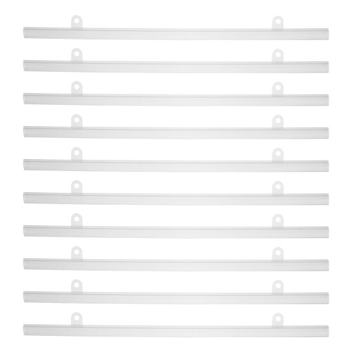 Pvc Poster Bar Hanger Transparent 10pack