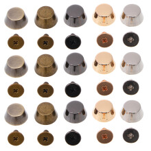 Handbag Rivet Rivet Studs Q Black 20 Sets
