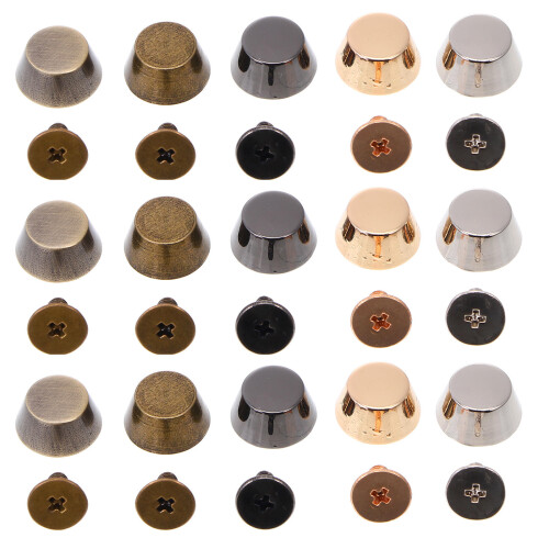 Handbag Rivet Rivet Studs Q Black 20 Sets