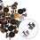 Handbag Rivet Rivet Studs Q Black 20 Sets 11