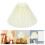 Floor Light Protector Fabric Yellow 1set 9.4x9.4x5.5in 6