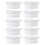10 Pcs Plastic Water Bucket Thick Thread Bucket Outlet Sealing Device 1
