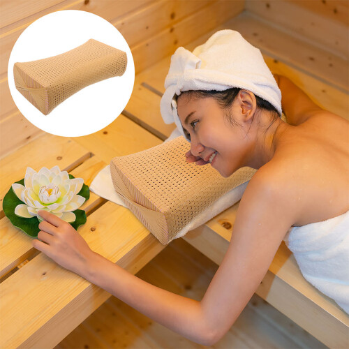 Sauna Pillow Khaki Sauna 1pack 11.4x6.3x3.1in 1