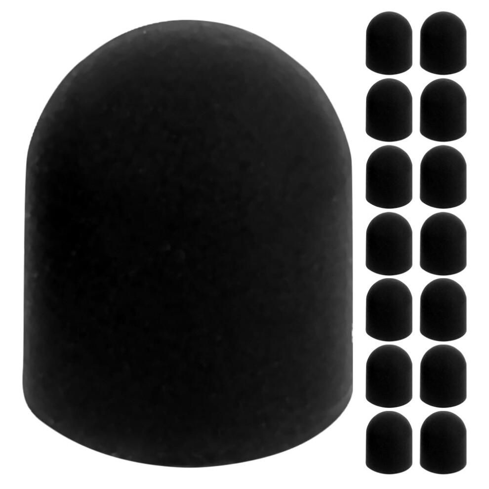 Mlins 15 Pcs Small Stylus Replacement Tips Pen For Touchscreen Black 3164024118251