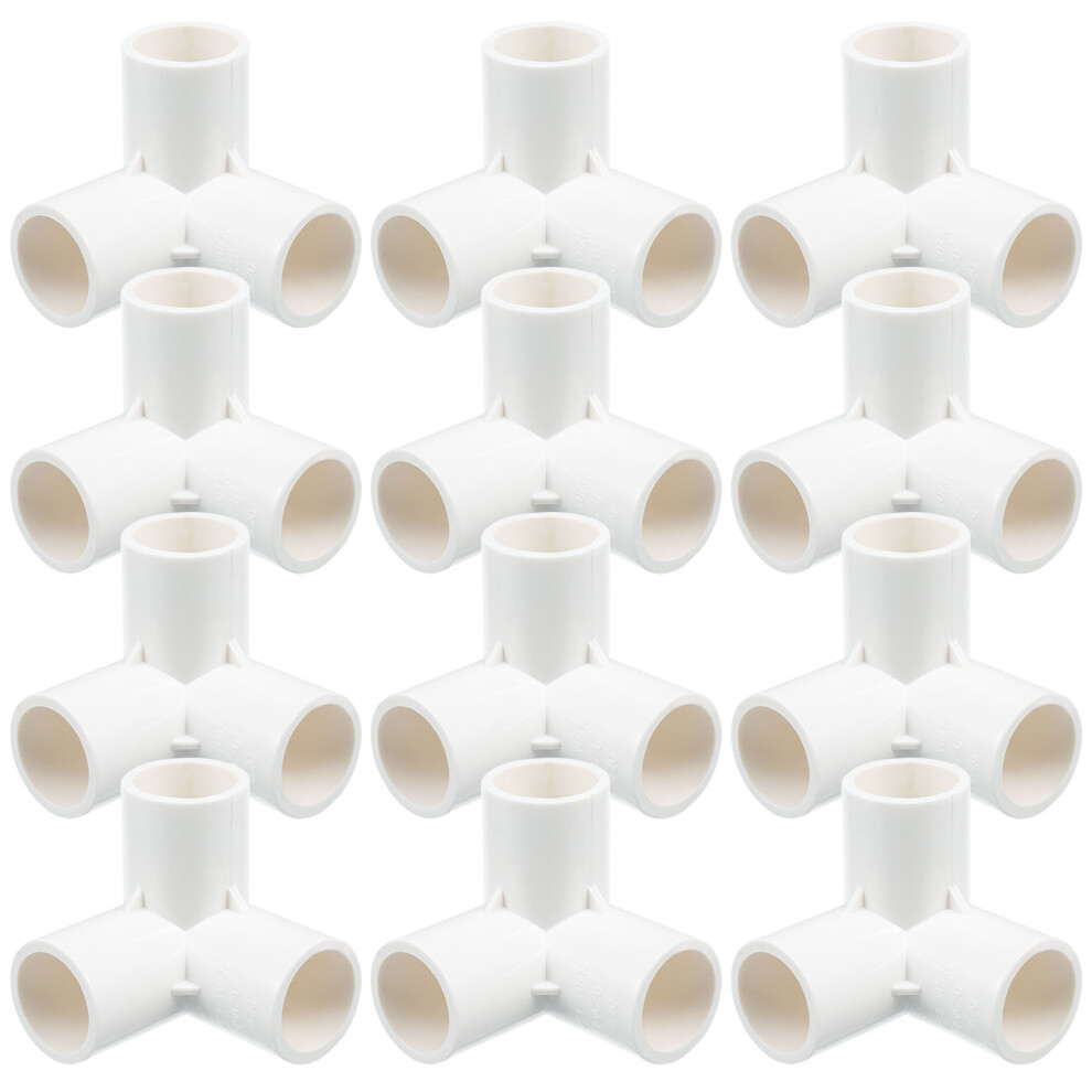 8 Pcs 1 Bag Joint Simple Pipe Accessories Connection Joints (White) 3164024114383