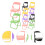 Chair Phone Bracket Mini Folding Chairs Assorted Color 10pcs 5