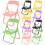 Chair Phone Bracket Mini Folding Chairs Assorted Color 10pcs 4