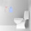 Floating Bathroom Shelves Space Saving Purple Pp 4pcs 6