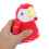 Parrot Plush Keychain Red 1pack 7.5x5.1x4.3in 6