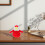 Parrot Plush Keychain Red 1pack 7.5x5.1x4.3in 4