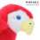 Parrot Plush Keychain Red 1pack 7.5x5.1x4.3in 7