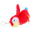 Parrot Plush Keychain Red 1pack 7.5x5.1x4.3in 11
