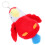 Parrot Plush Keychain Red 1pack 7.5x5.1x4.3in 10