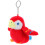 Parrot Plush Keychain Red 1pack 7.5x5.1x4.3in 1