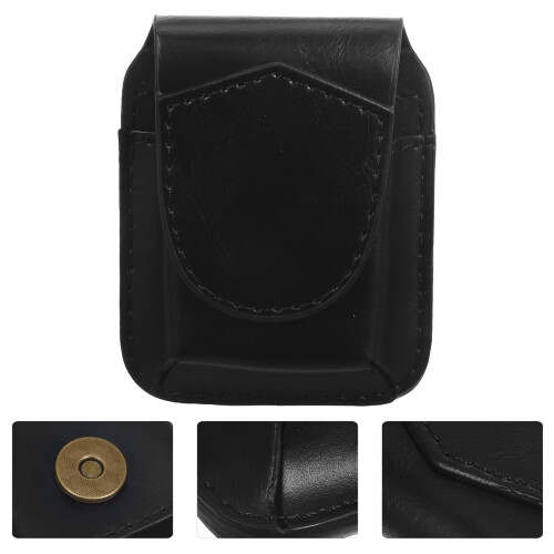 Lighter Holder Black Portable Storage For Daily Use 1pcs 2